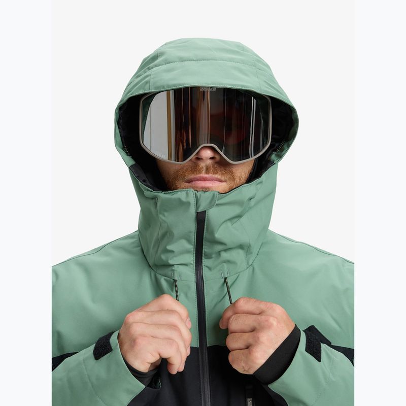 Férfi snowboarddzseki Quiksilver Sycamore Block 20K dark ivy 10