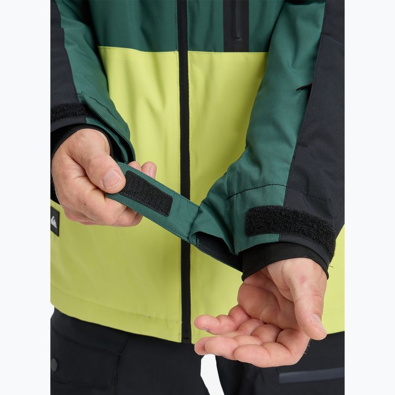 Férfi snowboard dzseki Quiksilver Sycamore Block 20K dark ivy 6