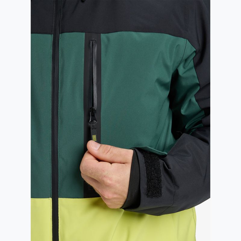 Férfi snowboard dzseki Quiksilver Sycamore Block 20K dark ivy 7