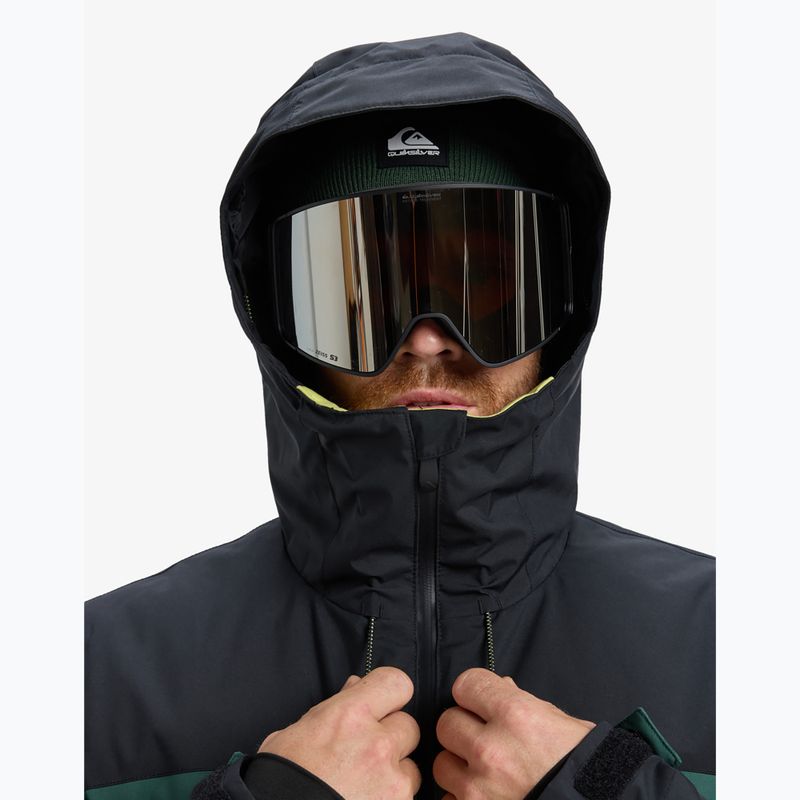 Férfi snowboard dzseki Quiksilver Sycamore Block 20K dark ivy 11