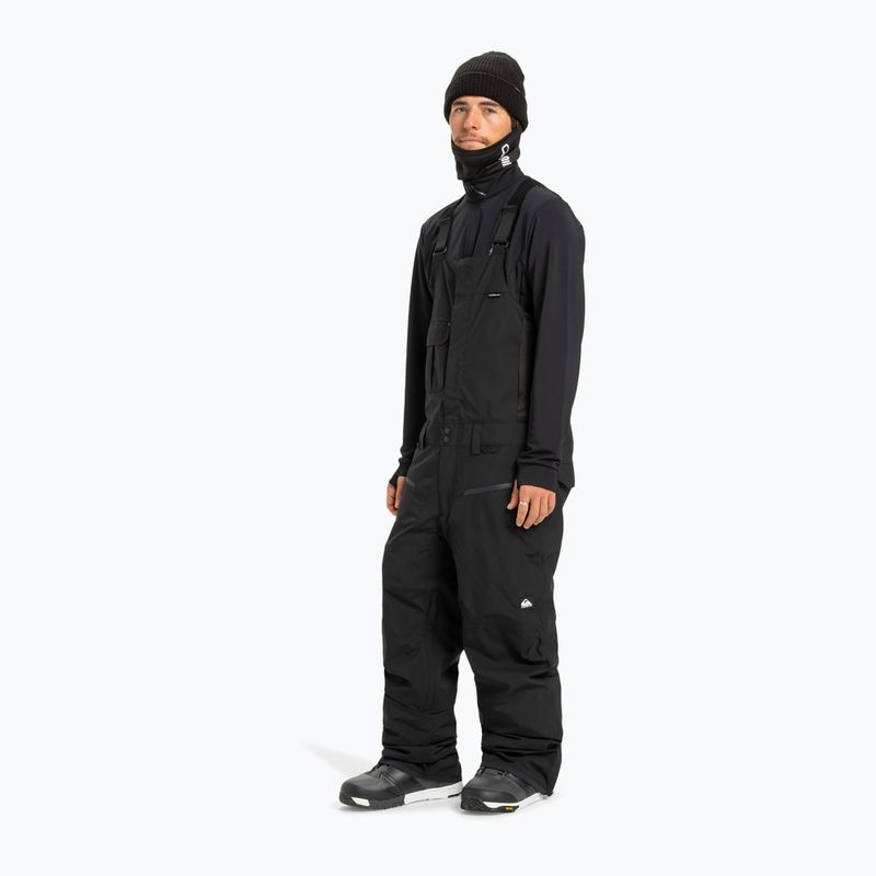 Férfi snowboard nadrág Quiksilver Paramo Stretch 20K Bib true black 3