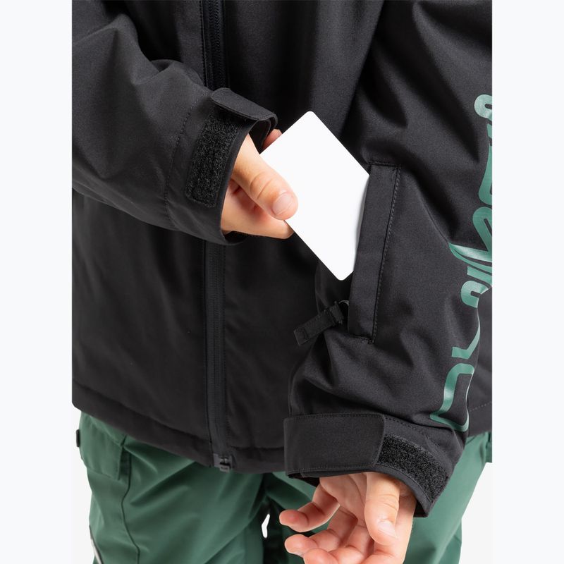 Gyerek snowboard dzseki Quiksilver Mission true black 5