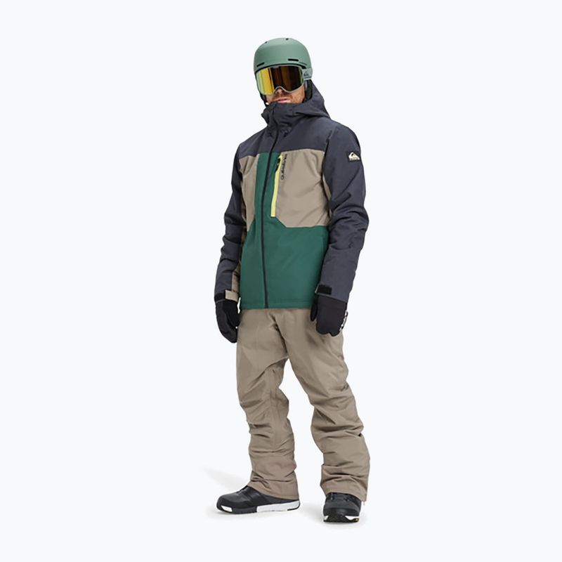 Férfi snowboarddzseki Quiksilver Dawson trekking green 2