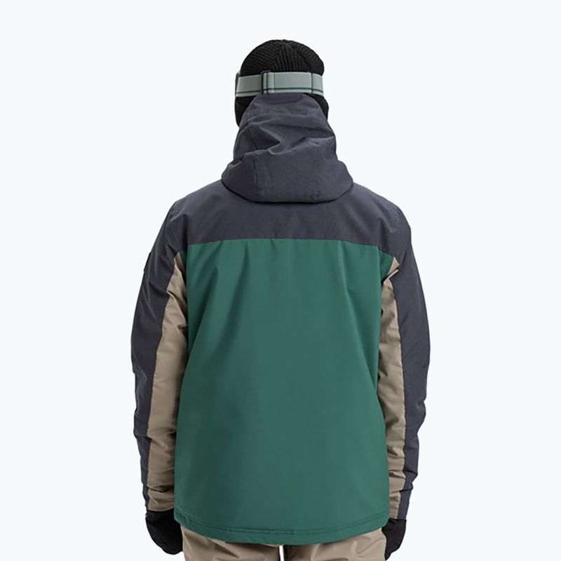Férfi snowboarddzseki Quiksilver Dawson trekking green 3