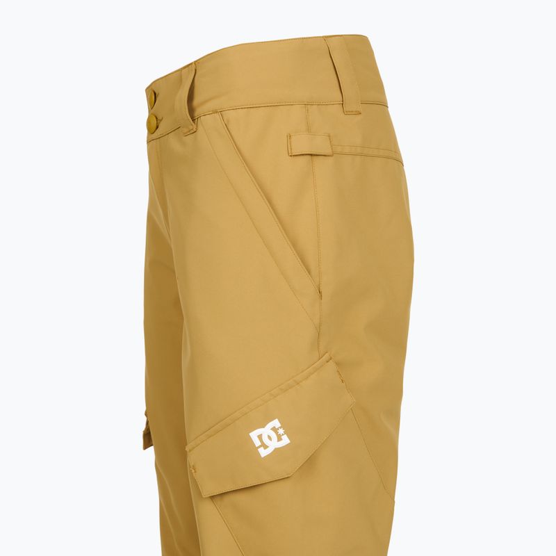 Gyerek snowboard nadrág DC Nonchalant mustard gold 8