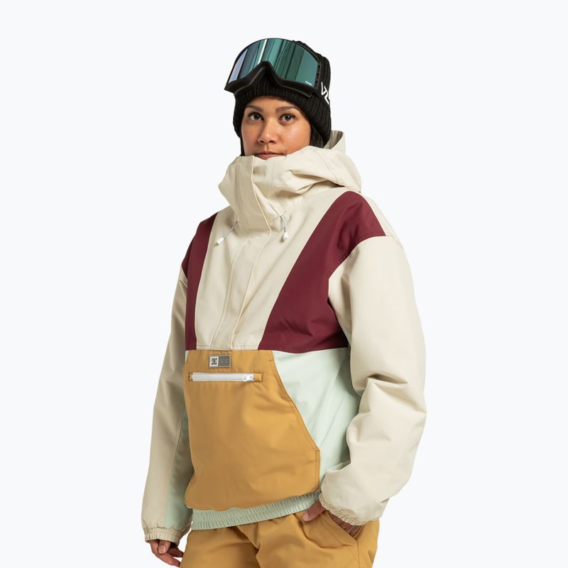 Női snowboarddzseki DC Chalet Anorak oatmeal 4