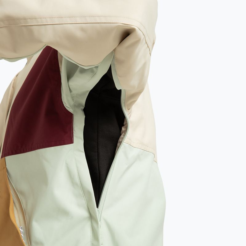 Női snowboarddzseki DC Chalet Anorak oatmeal 6