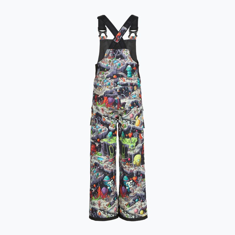 Gyerek snowboard mellesnadrág DC Roadblock Youth Bib Outer World Black 4