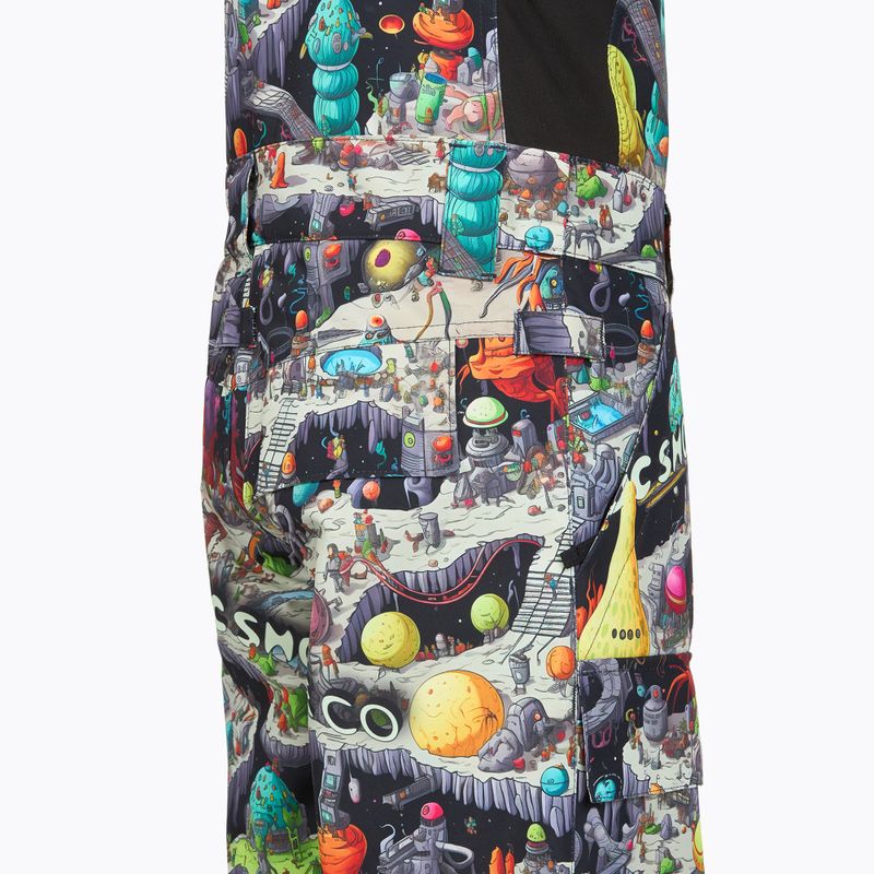 Gyerek snowboard mellesnadrág DC Roadblock Youth Bib Outer World Black 6