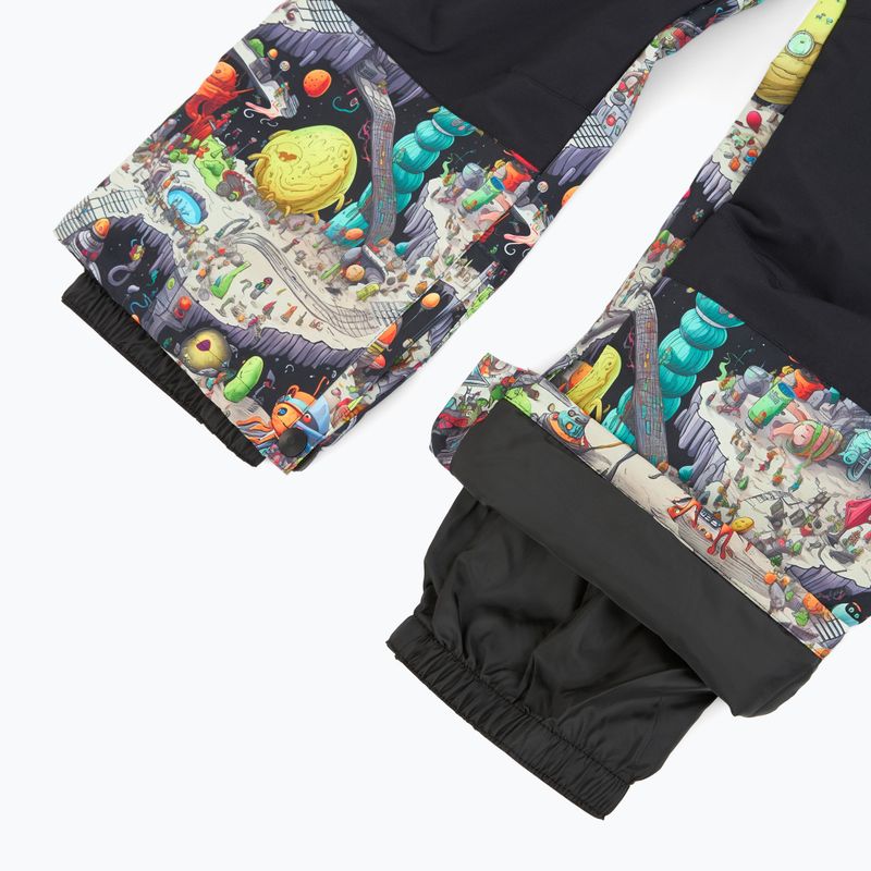 Gyerek snowboard mellesnadrág DC Roadblock Youth Bib Outer World Black 7
