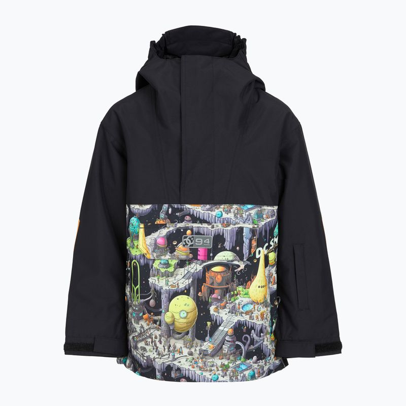 Gyerek snowboard dzseki DC 43 Youth Anorak outer world black