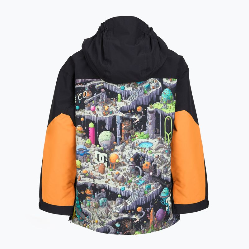Gyerek snowboard dzseki DC 43 Youth Anorak outer world black 2