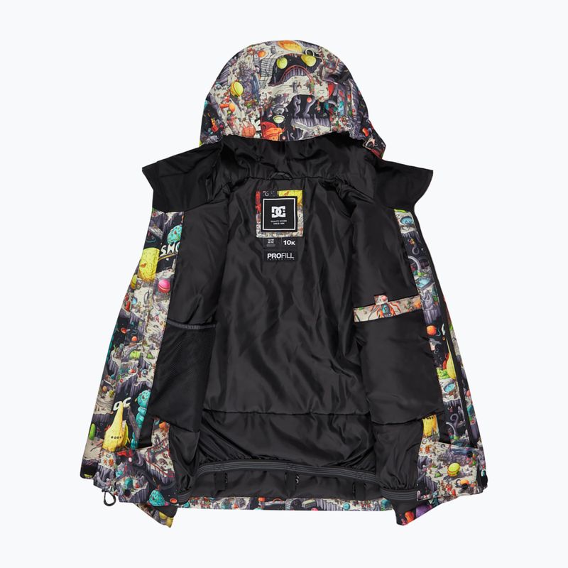 Gyerek snowboard dzseki DC Basis Print Youth outer world black 5