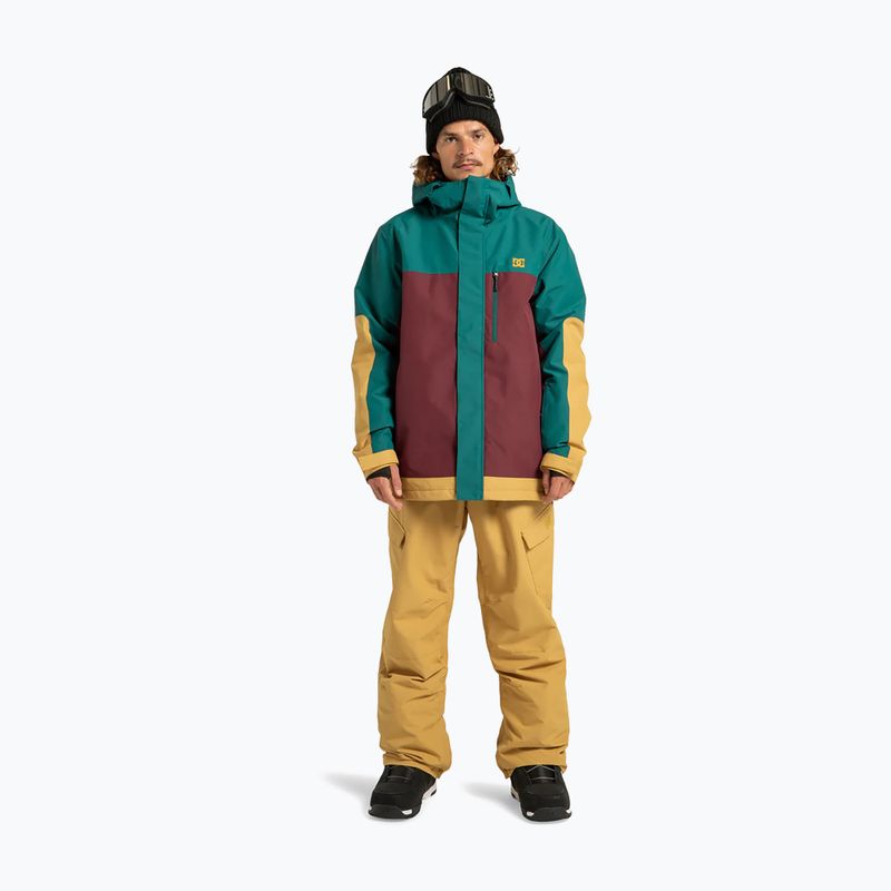 Férfi snowboarddzseki DC Defiant wine 2
