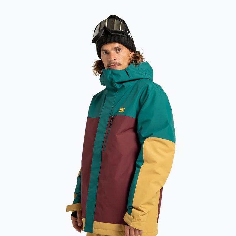 Férfi snowboarddzseki DC Defiant wine 4