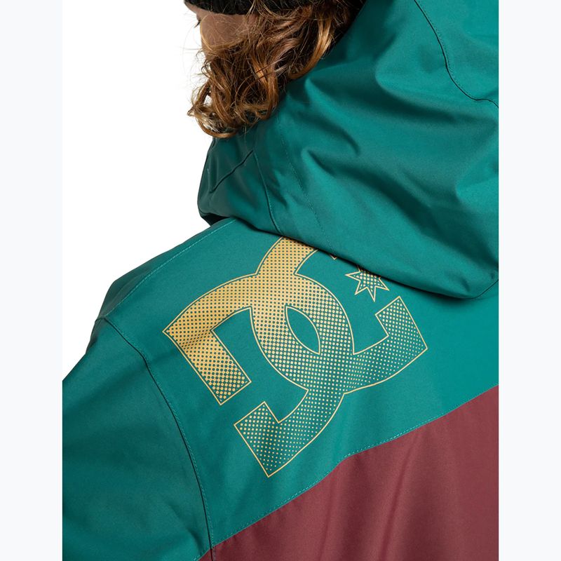 Férfi snowboarddzseki DC Defiant wine 5