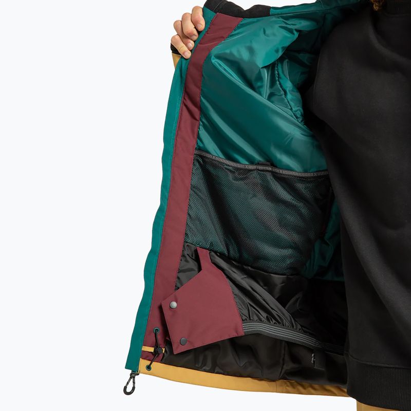 Férfi snowboarddzseki DC Defiant wine 8