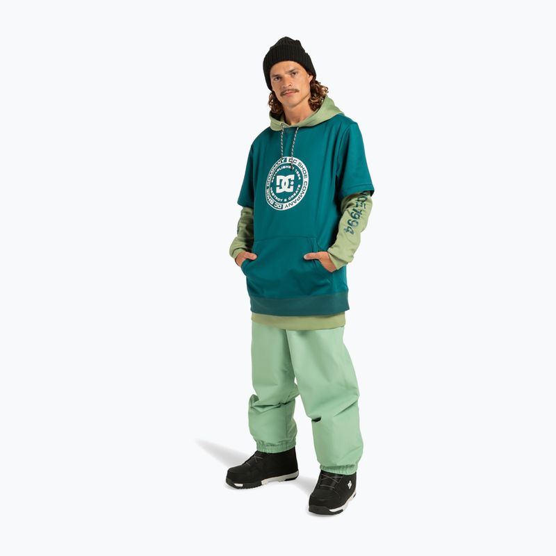 Férfi snowboard pulóver DC Dryden deep teal 2