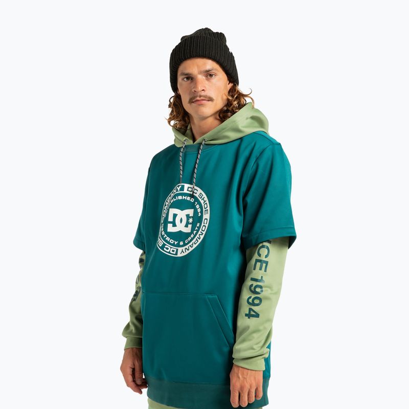 Férfi snowboard pulóver DC Dryden deep teal 4