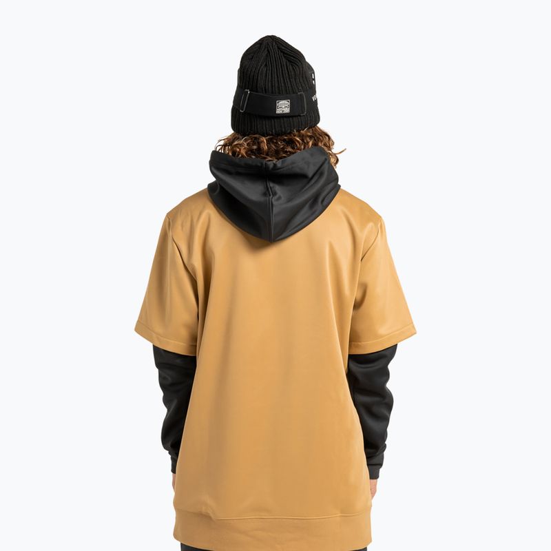 Férfi snowboard pulóver DC Dryden mustard gold 3