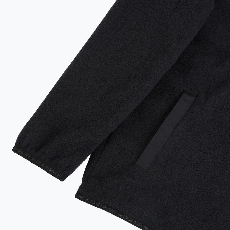 Gyerek polárpulóver Quiksilver No Destination Half Zip black 4