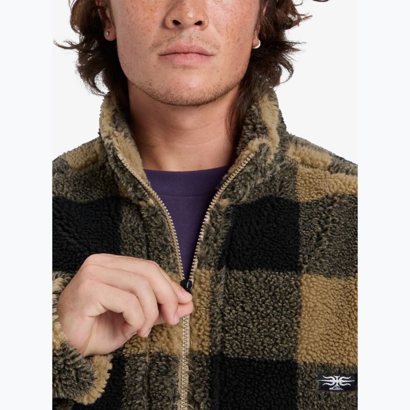 Férfi snowboard pulóver Quiksilver Mercury Woodlands Sherpa woodlands elmwood 5