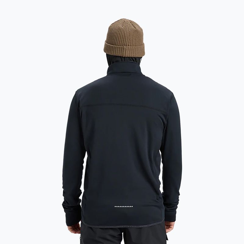 Férfi snowboard pulóver Quiksilver Steep Point Full Zip Fleece true black 3
