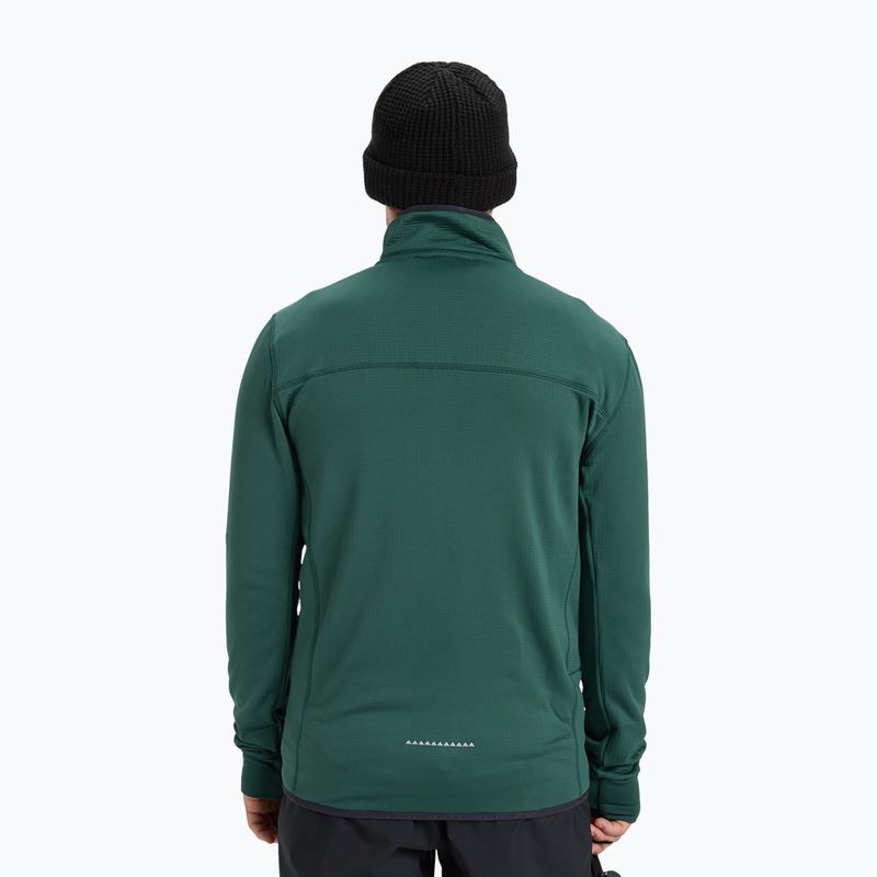 Férfi snowboard polárdzseki Quiksilver Steep Point Full Zip Fleece trekking green 3