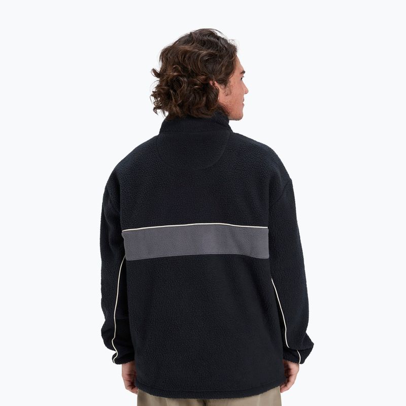 Férfi snowboard pulóver Quiksilver Omni Sherpa Half Zip black 3