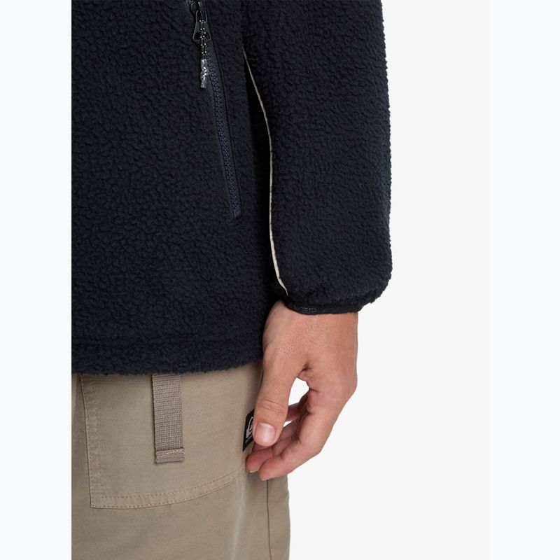 Férfi snowboard pulóver Quiksilver Omni Sherpa Half Zip black 6