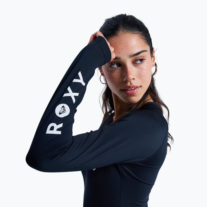 Női egyrészes fürdőruha ROXY Essentials Front Zip anthracite 5