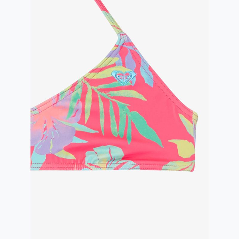 Gyermek kétrészes fürdőruha ROXY Aquarella Tri Bralette Set sangria sunset 3