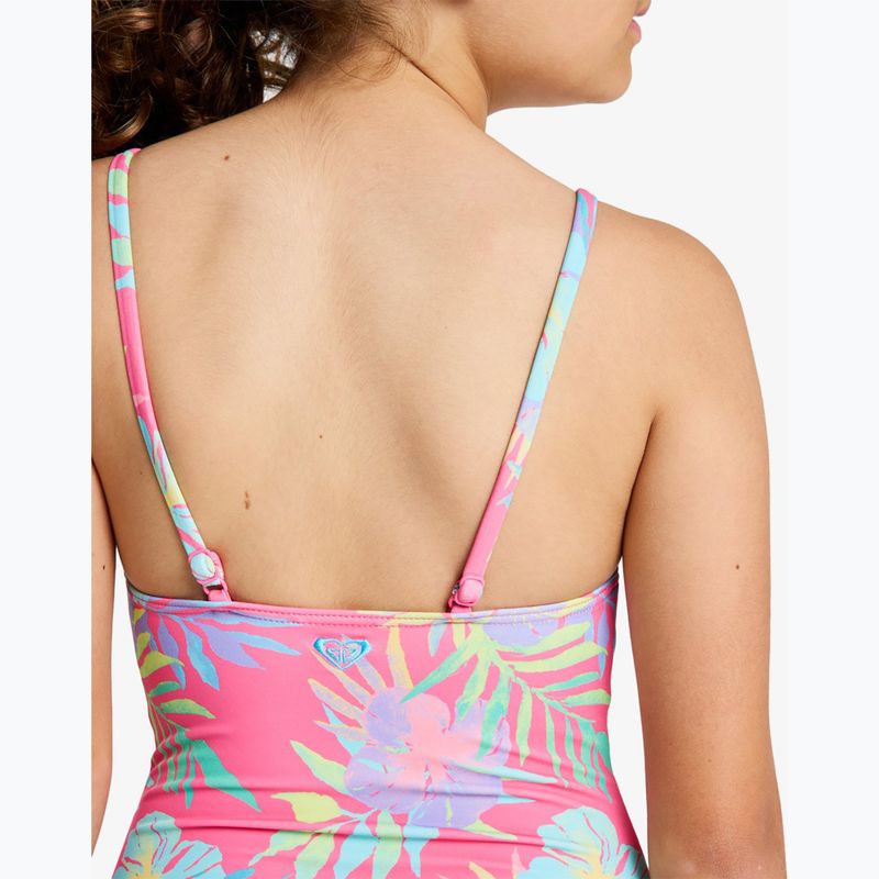 Gyerek egyberészes fürdőruha ROXY Aquarella sangria sunset aquarella rg 5