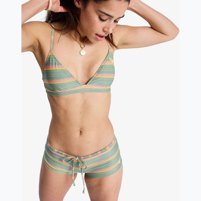 Fürdőruha alsó ROXY Ocean Dreamer Classic Shorty Lr oil green say it with stripes 5