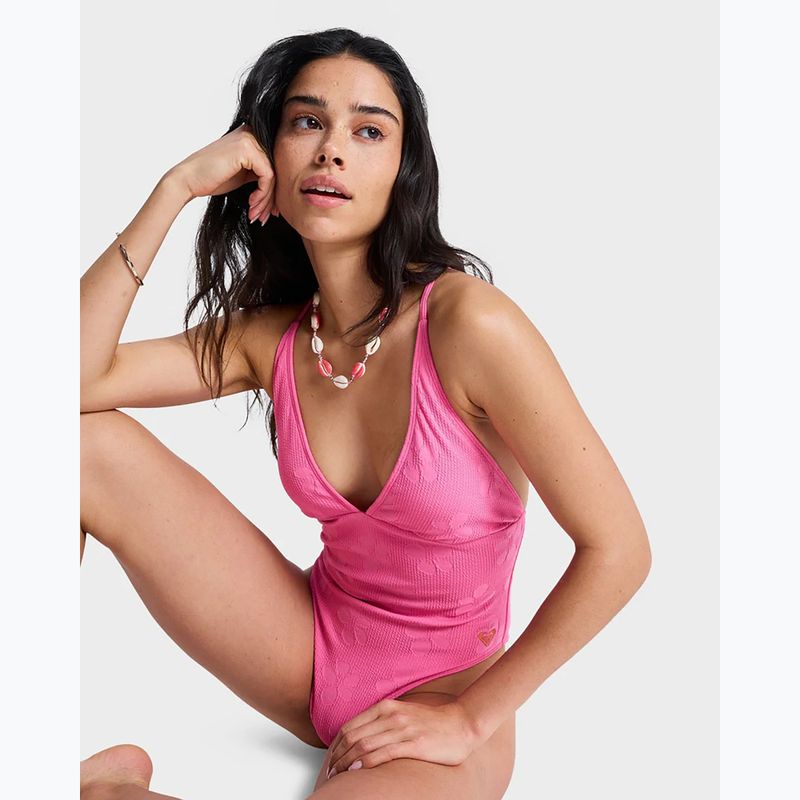 Egyrészes női fürdőruha ROXY Paradise HI sangria sunset 8