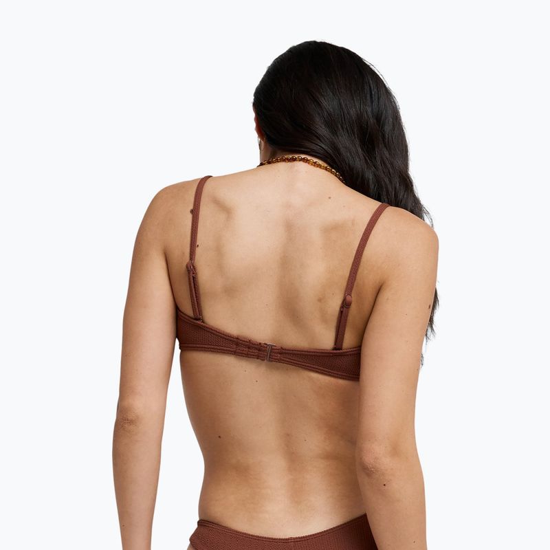 Fürdőruha felső ROXY Sunshine Bandeau cappuccino 4