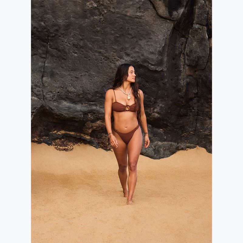 Fürdőruha felső ROXY Sunshine Bandeau cappuccino 10