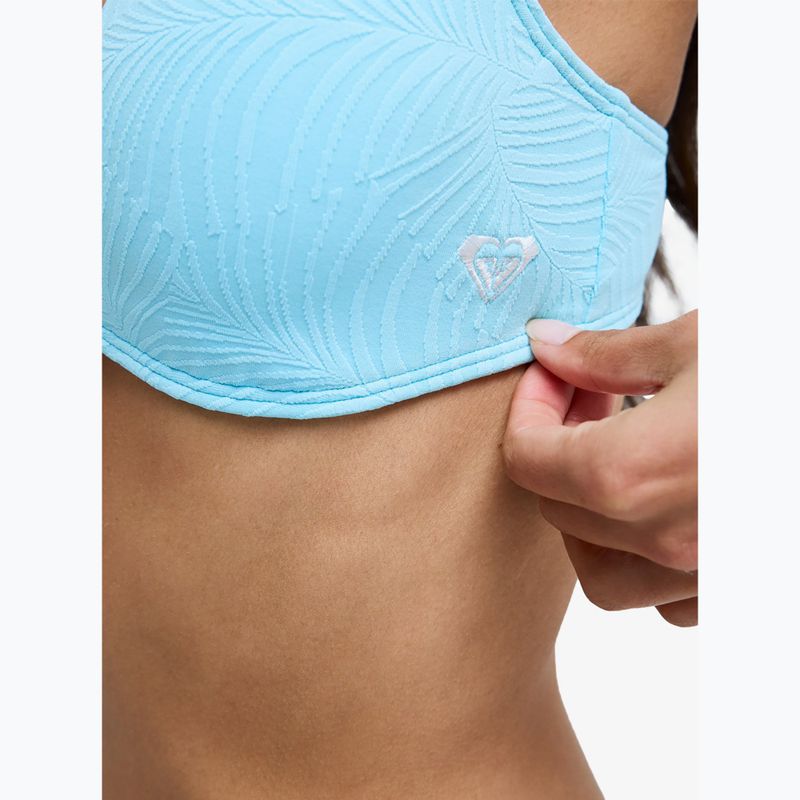 Fürdőruha felső ROXY Palm Dreams Elongated Tri tanager turquoise 6