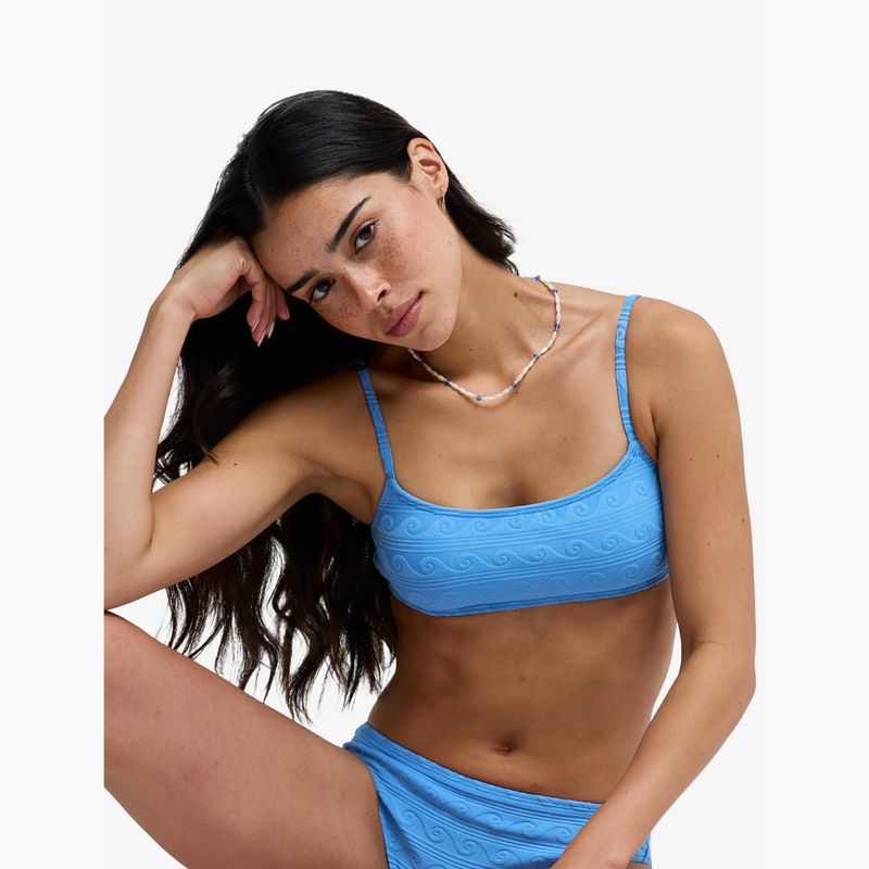Fürdőruha felső ROXY Paradise Wave Bralette silver lake blue make a splash 6