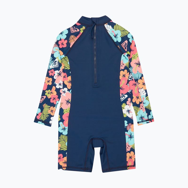 Gyerek overall UPF 50+ ROXY Morning Flower Springsuit mood indigo morning flowers 2
