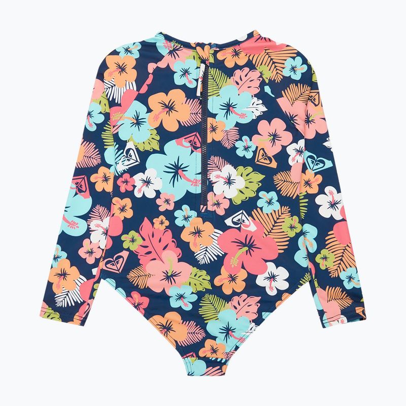 Gyerek egyrészes fürdőruha ROXY Morning Flower Onesie mood indigo morning flowers 2