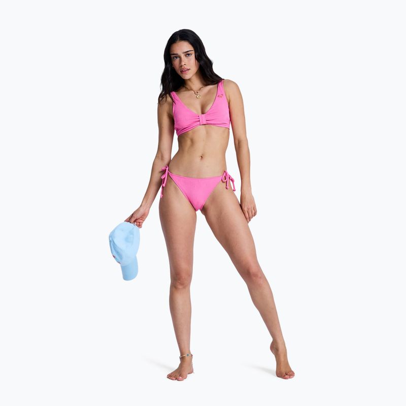 Paradise Tie Side Moderate alsó fürdőruha sangria sunset színben 3