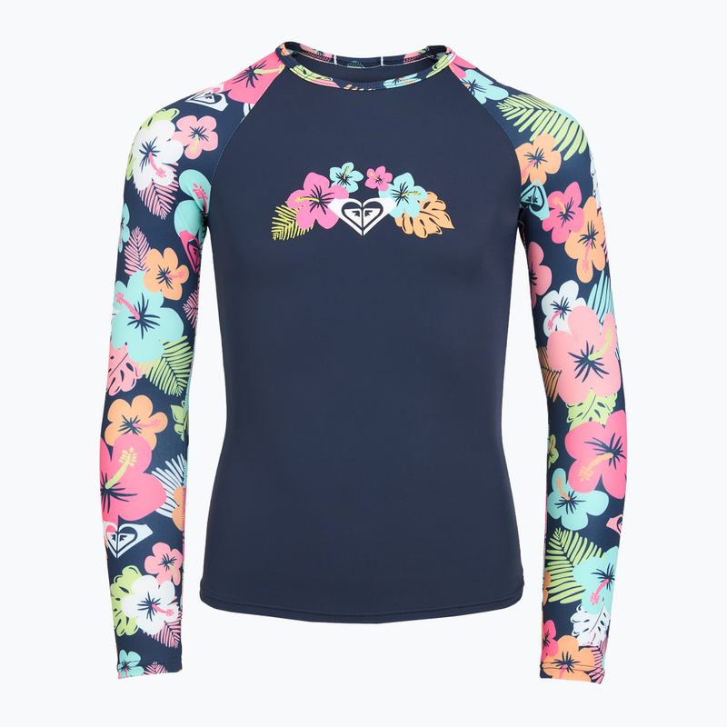 Hosszú ujjú felső + fürdőruha alsó ROXY Morning Flower Lycra Set mood indigo morning flowers 3