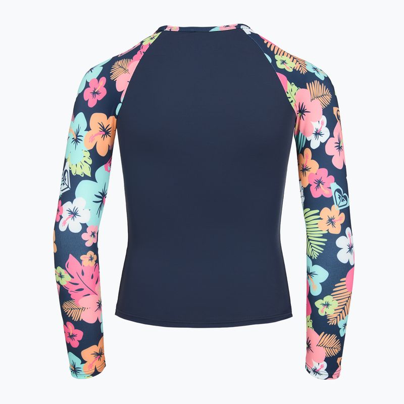 Hosszú ujjú felső + fürdőruha alsó ROXY Morning Flower Lycra Set mood indigo morning flowers 4