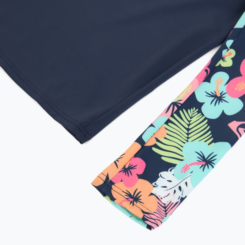 Hosszú ujjú felső + fürdőruha alsó ROXY Morning Flower Lycra Set mood indigo morning flowers 6