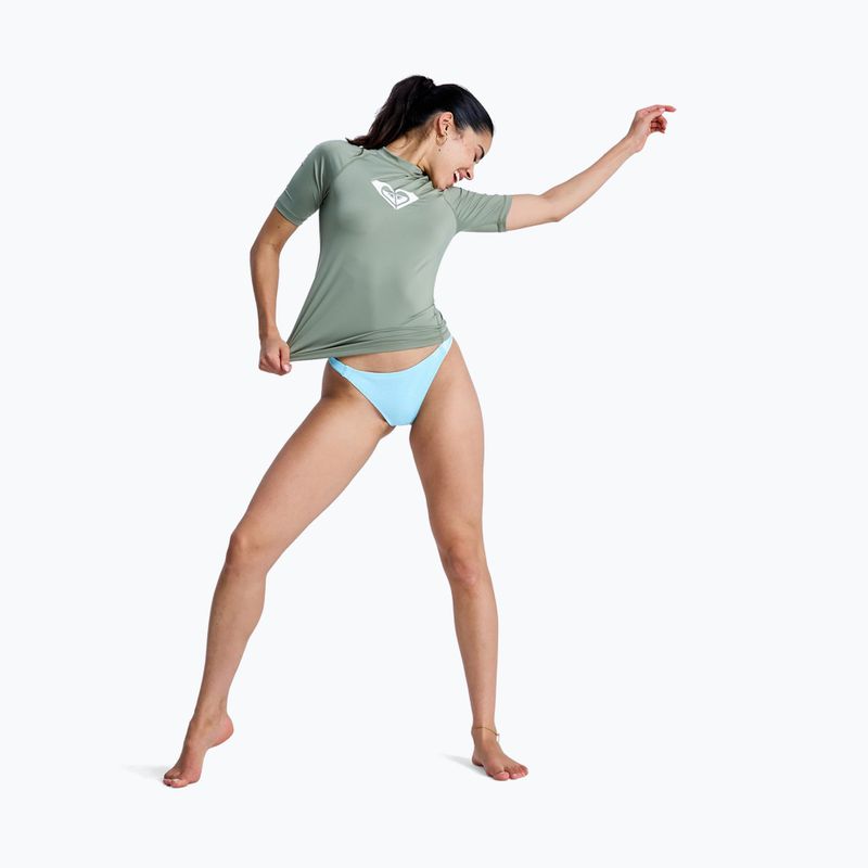 Női fürdőfelső ROXY Whole Hearted oil green 2