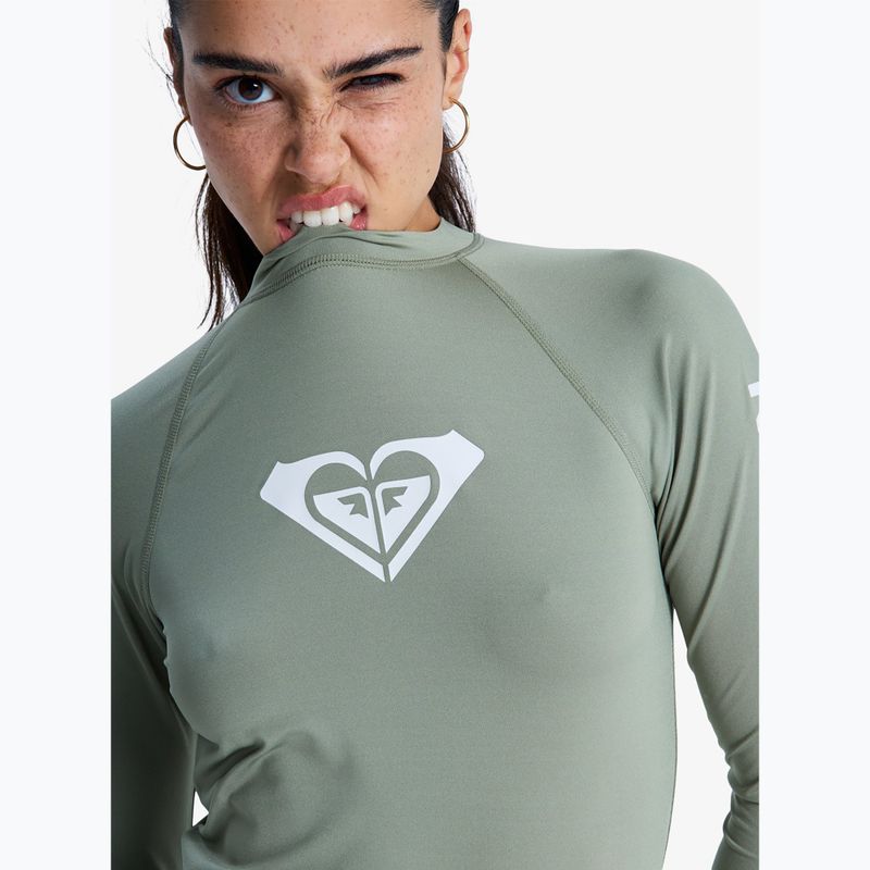 Hosszú ujjú úszáshoz női ROXY Whole Hearted oil green 6