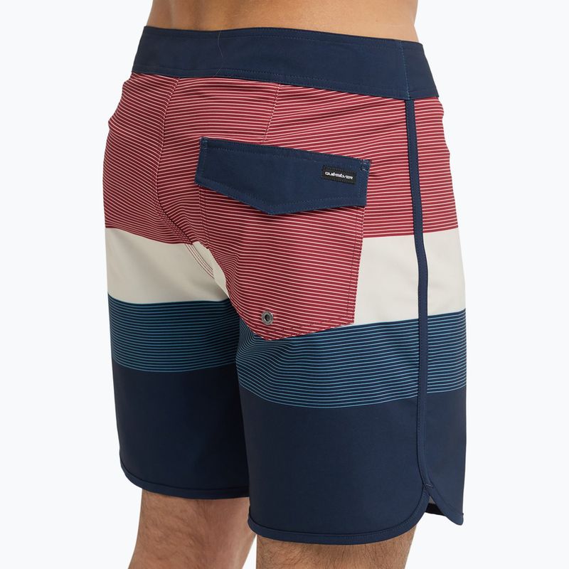 Férfi fürdőnadrág Quiksilver Surfsilk Scallop 18" dark navy tijuana 8