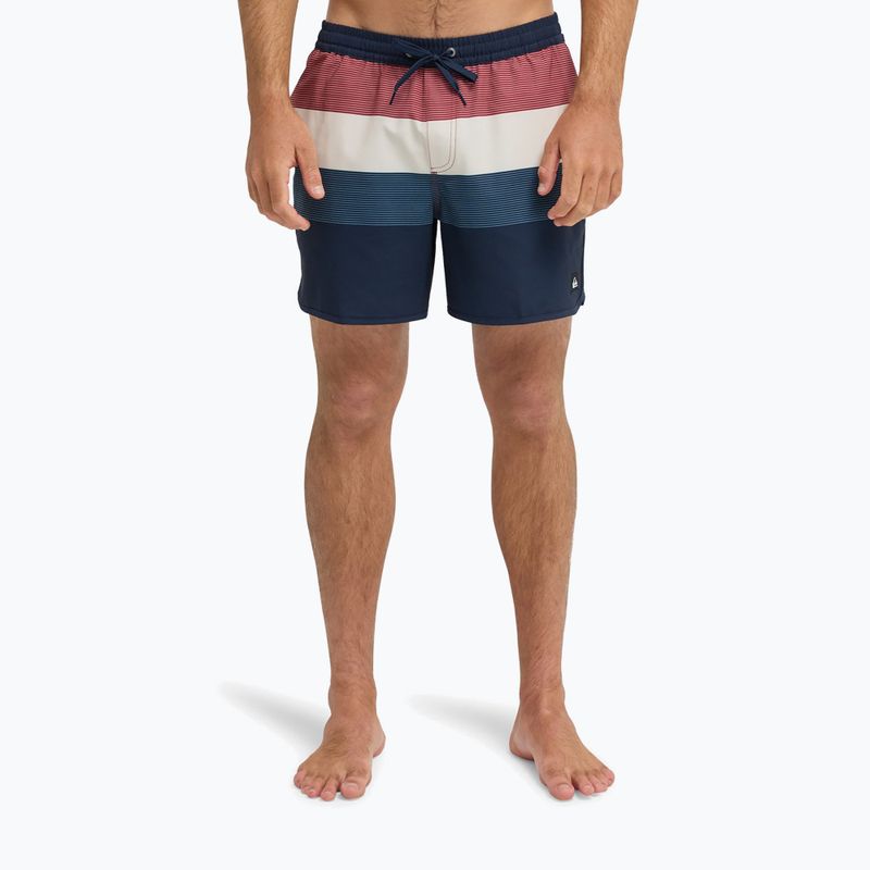 Férfi fürdőnadrág Quiksilver Stretch Scallop Volley 16" dark navy tijuana 3