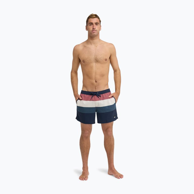 Férfi fürdőnadrág Quiksilver Stretch Scallop Volley 16" dark navy tijuana 4
